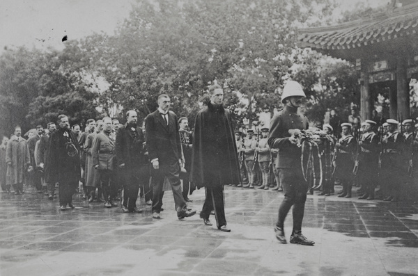 Funeral of Auguste Boppe, French Minister and Doyen of Diplomatic Corps, Beijing