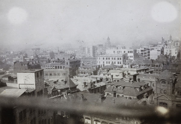 View looking east from Sassoon House, Shanghai