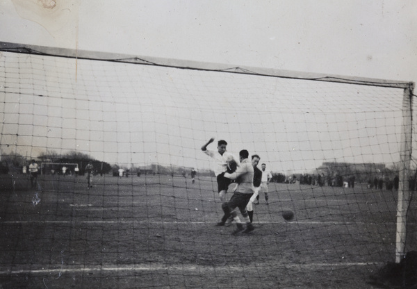 Football match, B.A.T. vs B.C.C., Hongkou Park, Shanghai