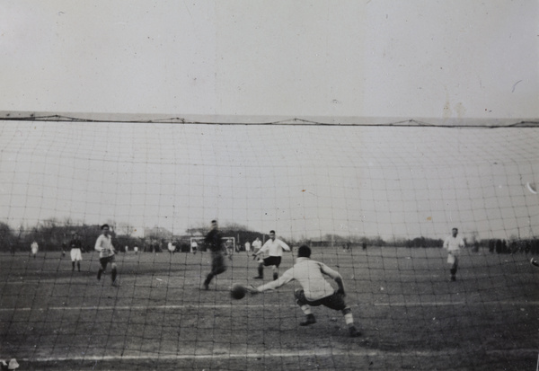 Football match, B.A.T. vs B.C.C., Hongkou Park, Shanghai