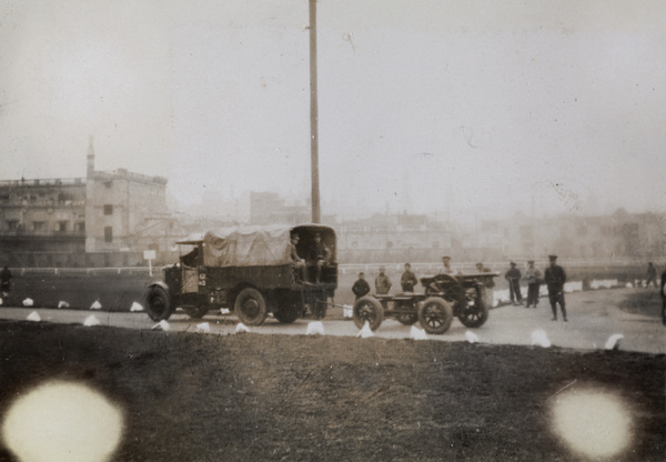 Light Gun Battery, Shanghai Volunteer Corps route march, 1930