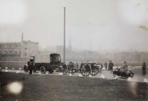 Field Artillery Battery, Shanghai Volunteer Corps route march, 1930