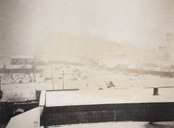 Snow in Pootung, Shanghai, January 1931