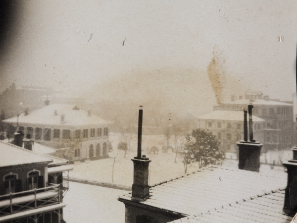 Snowscape, British Consulate, Shanghai, January 1931