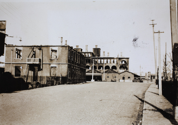 Damaged North Railway Station, Shanghai, 1932