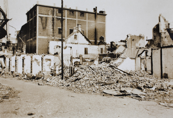 Ruins of the Odeon Theatre (cinema), Shanghai, 1932