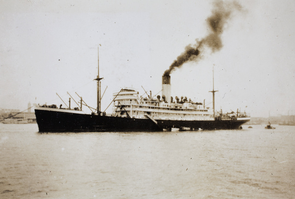 Blue Funnel Line SS Patroclus, Shanghai, 1932