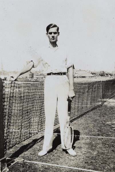 Jack Ephgrave, British Cigarette Company tennis team player, Shanghai