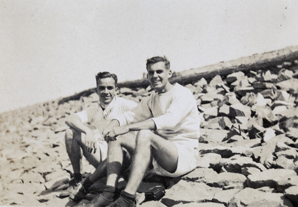 E. P. Morphew and Jack Ephgrave, Henli Regatta 1932, Shanghai