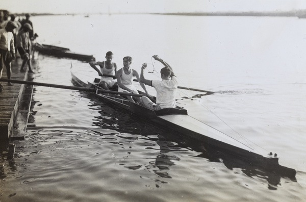 Jack Ephgrave, Dwyer and Lucus, 1932 pairs race winners, Henli Regatta, Shanghai