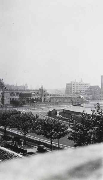 Part of the racecourse, Public Recreation Ground, Shanghai