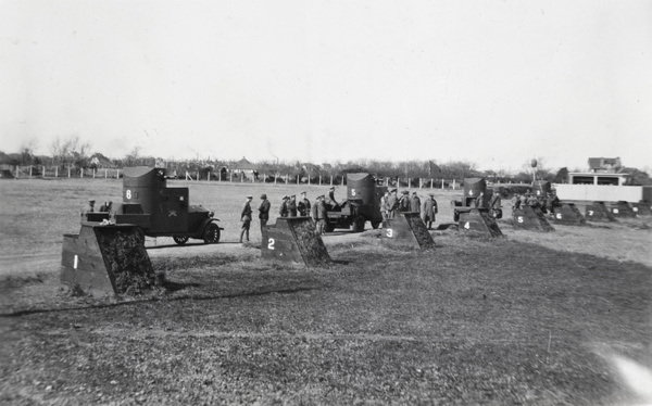 Armoured Car Company volunteer training, Shanghai