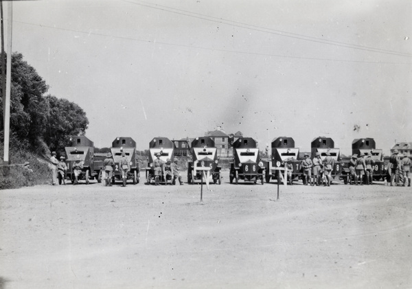 Nine armoured cars, Shanghai Volunteer Corps, Shanghai