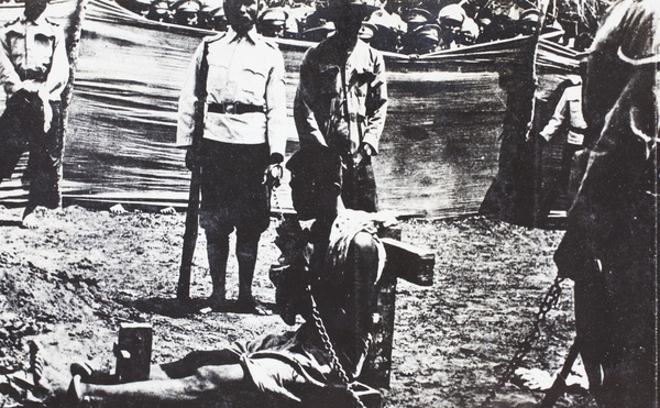 A man being executed