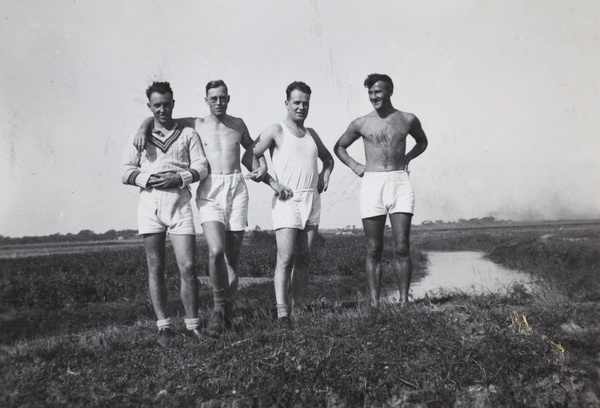 Four Shanghai Rowing Club members