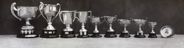 Ten silver trophies (Shanghai Volunteer Corps)