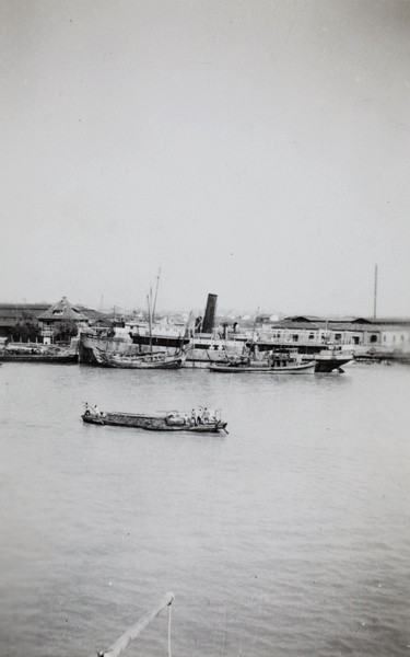 Steamer moored in Shanghai