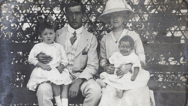 The Chappel family, Victoria Gardens, Tianjin