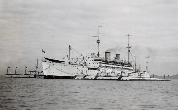 H.M.S. Medway and ten submarines, China Station