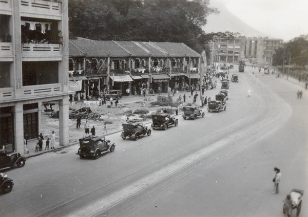 A funeral procession (relatives and friends), Hong Kong