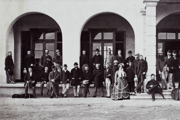 Foochow Club and members, Fuzhou, 1870