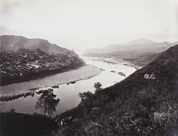 View of the Min River and part of Nanping, Fujian