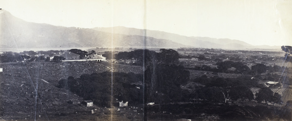 Panorama of the east end of the settlement and Kushan Mountain, Fuzhou