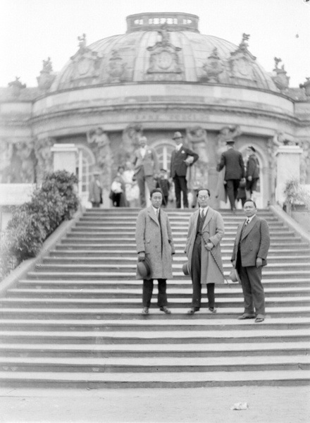 Sun Ke and Wu Shangyin at Potsdam, Berlin