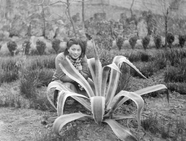 Min Chin, with aloe, Northern Hot Springs Park