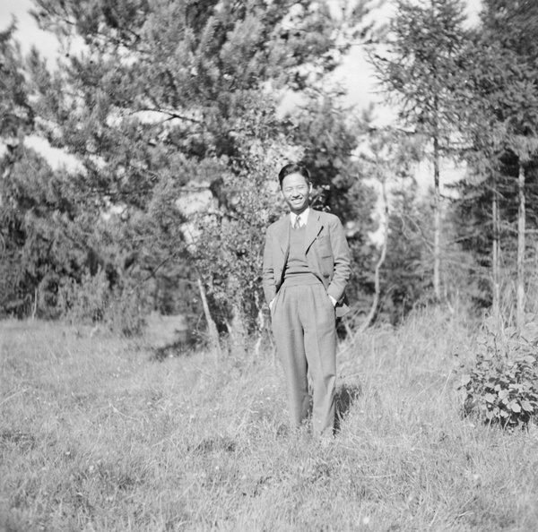 Qin Diqing (秦滌清), a secretary in the Chinese Embassy in Moscow, 1943