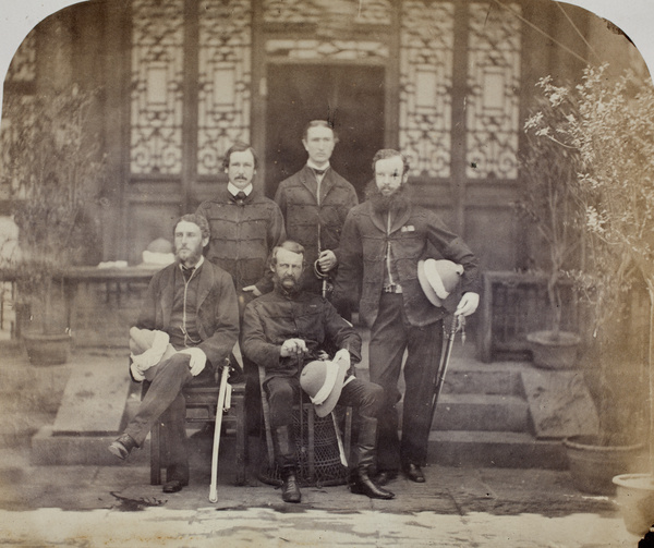 Staff, 67th Regiment, Tientsin, 1861