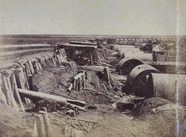 Part 1 of panorama of North Taku Fort