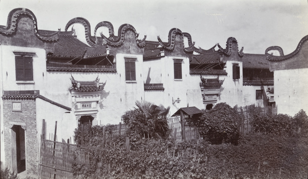 Lilong houses with curved gables, Shanghai
