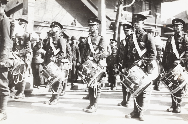 2nd Battalion Suffolk Regiment drummers (Shanghai Defence Force), Shanghai