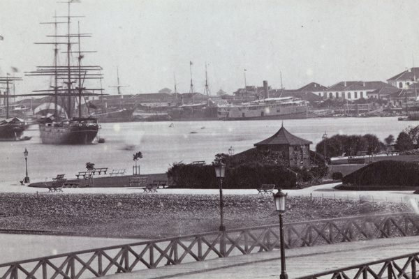 Public Garden and Bund viewed from Hongkou, Shanghai