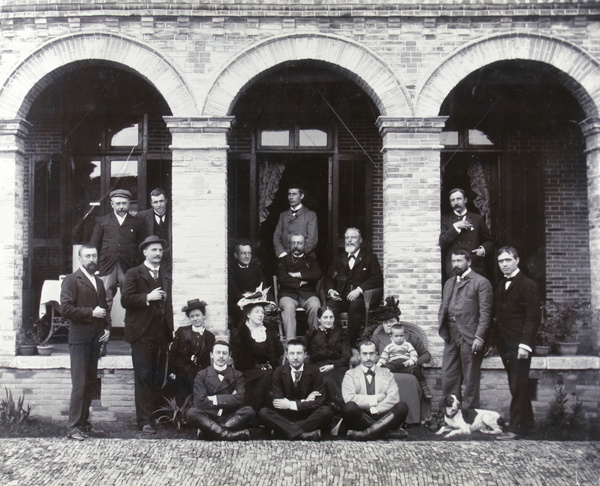 Reception at the Military College, Nanking