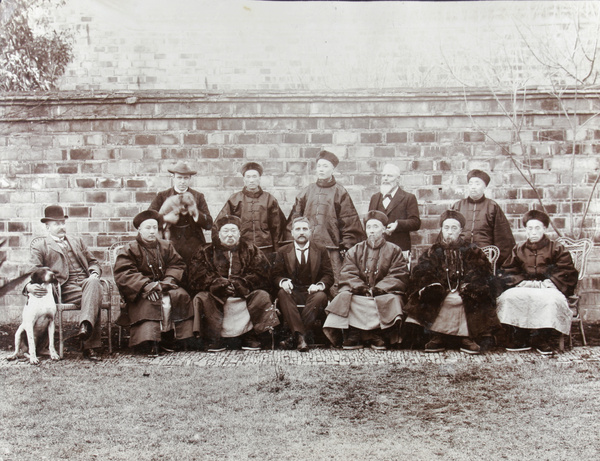 Staff of the Naval College, Customs staff and Chinese officials, Nanking