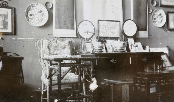 Hedgeland's sitting room, Custom House, Tientsin