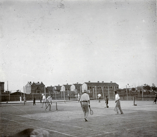 Tennis in Tientsin, 1905