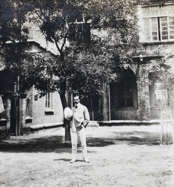 K. Shaw in the Tientsin Customs compound