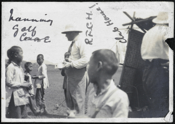 Caddies at Nanning Golf Club in 1920