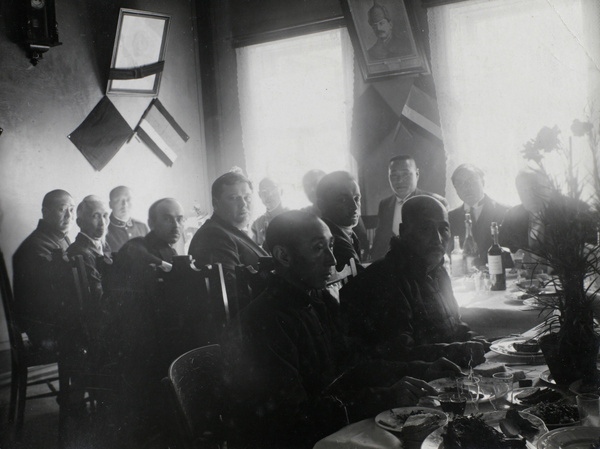 Celebratory lunch at the Russian Consulate, Taheiho (Aigun / Heihe)