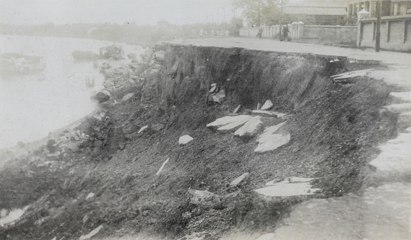 Landslip at Nanning Bund