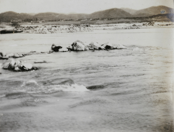 Rocks in the West River Rapids