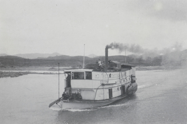 A river steamer