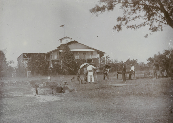 Burning opium at Nanning