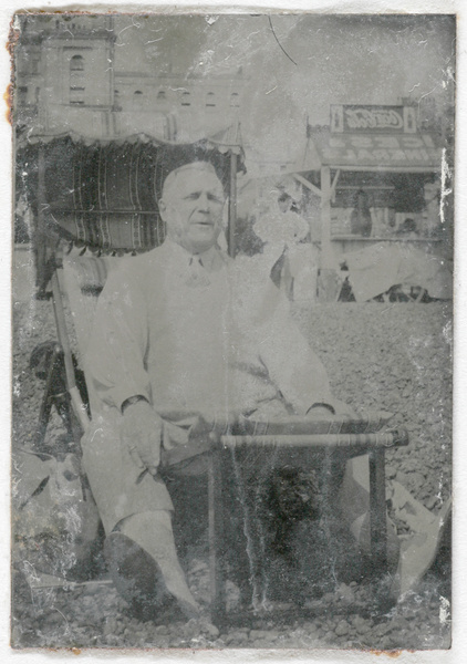 Hedgeland on a beach in England