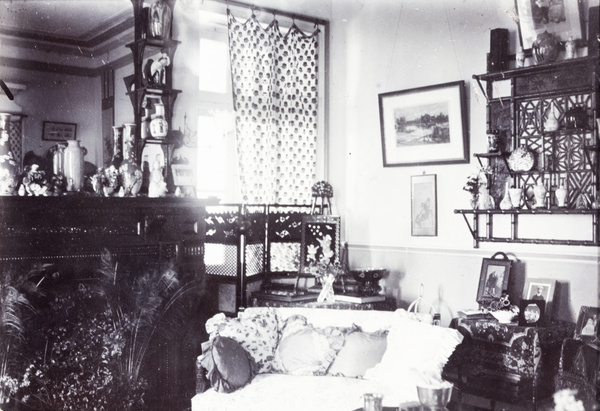 A sitting room in a villa on the 'Dennartt' estate, Shanghai