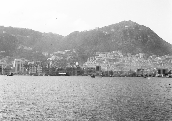 View over Victoria Harbour to Hong Kong Island