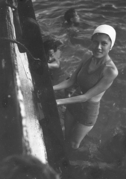 Group of friends on a swimming and boating party, Hong Kong